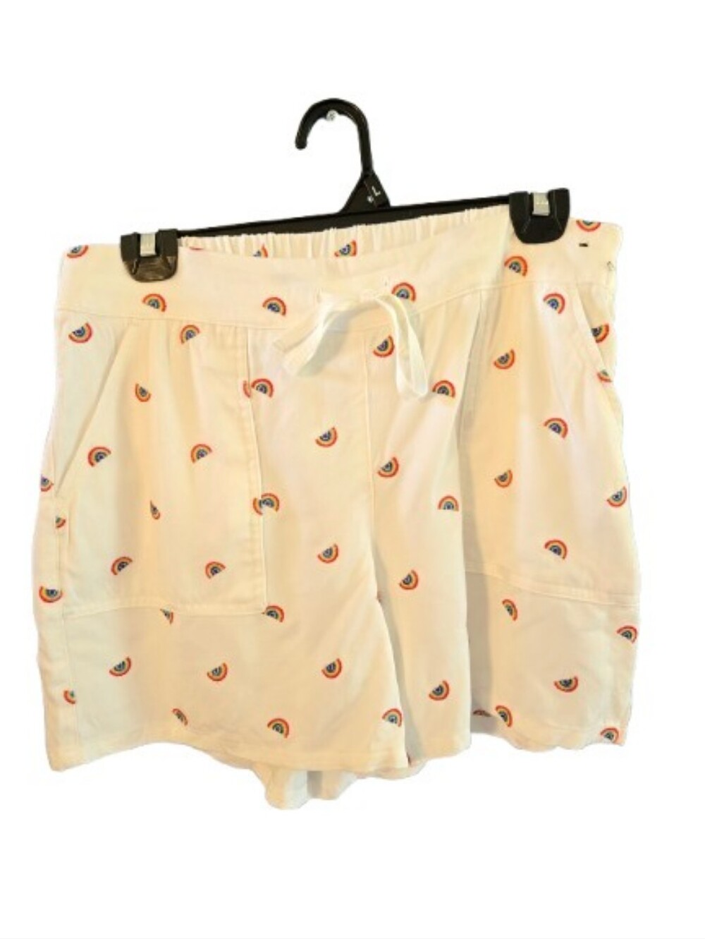 Feeling Proud Rainbow Embroidered Shorts